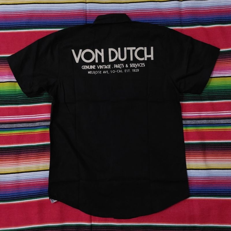 WORKSHIRT - VON DUTCH - M L - ORIGINAL - BORDIR