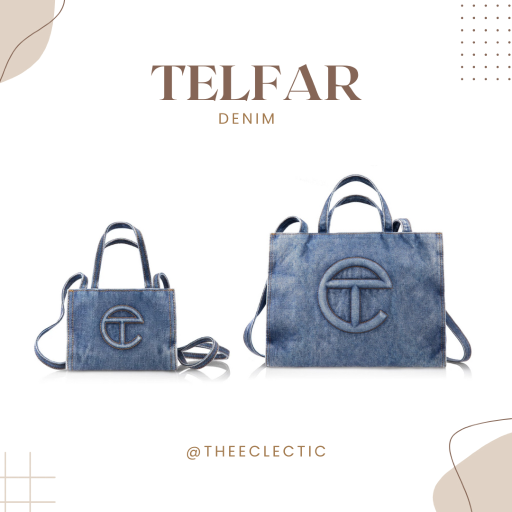 Telfar New York Denim Bag Limited Edition Small Medium