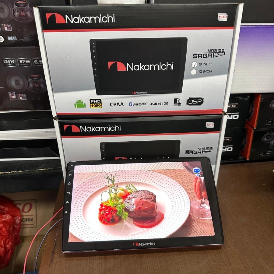 Head Unit Android Nakamichi Saga Na 3100i Ram 4/64 DSP / Head Unit Android Nakamichi