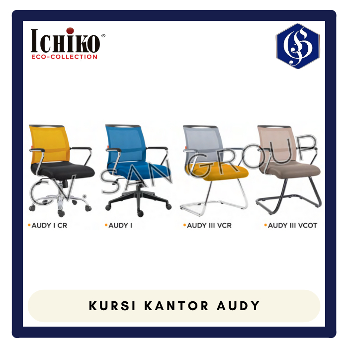 Kursi Kantor Kursi Kerja Kursi Staff Ichiko Eco - AUDY