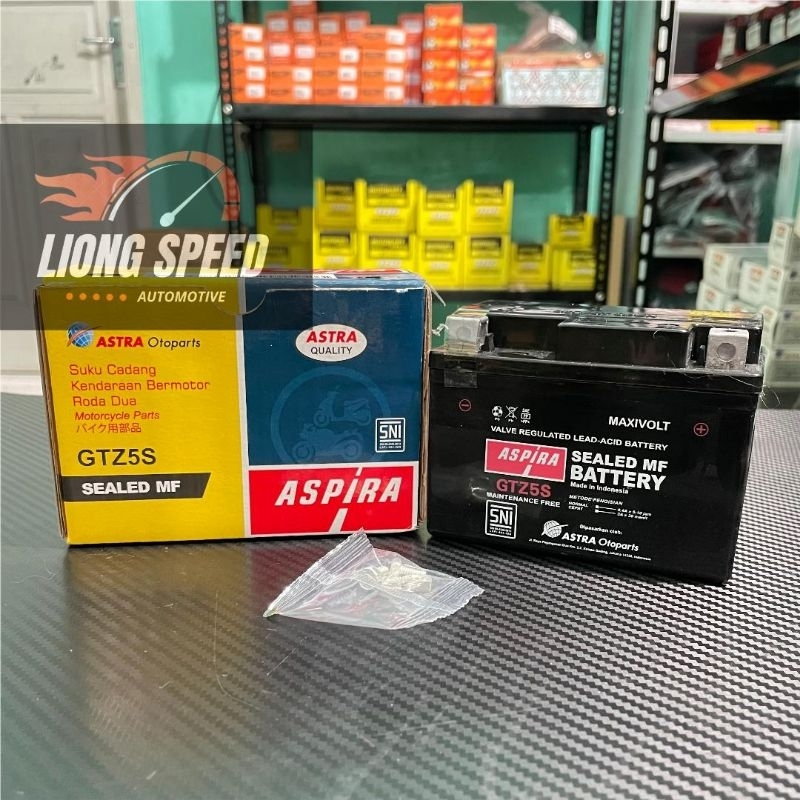 Aki Aspira Bergaransi Motor Yamaha Mio J M3 Gear Soul Gt Xeon Karbu Jupiter Mx King R15 Gtz5s Mf Acc