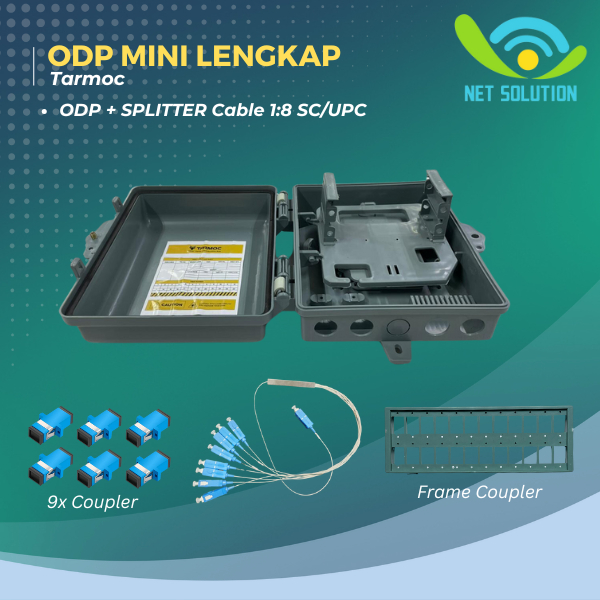 Tarmoc ODP 8 Core Lengkap Splitter 1:8 | ODP Mini 8Core Lengkap