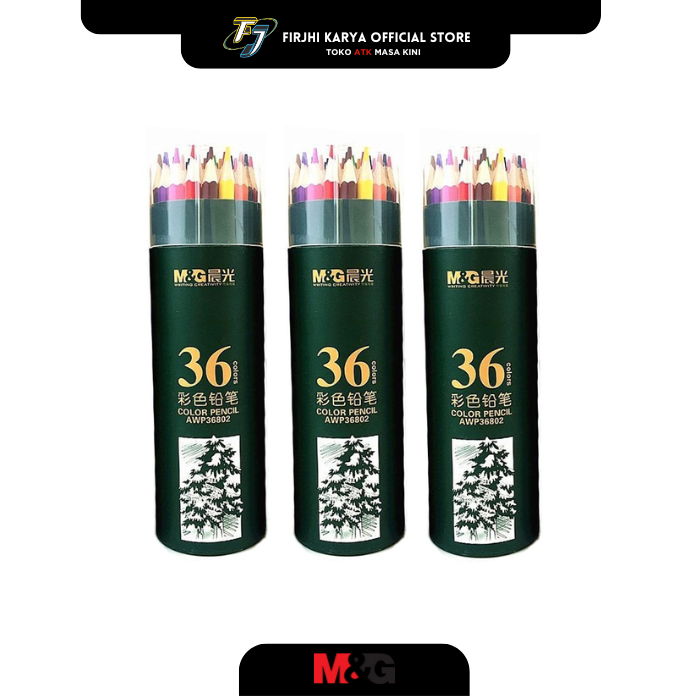 

Color Pencil Hexagon Pensil Warna - M&G