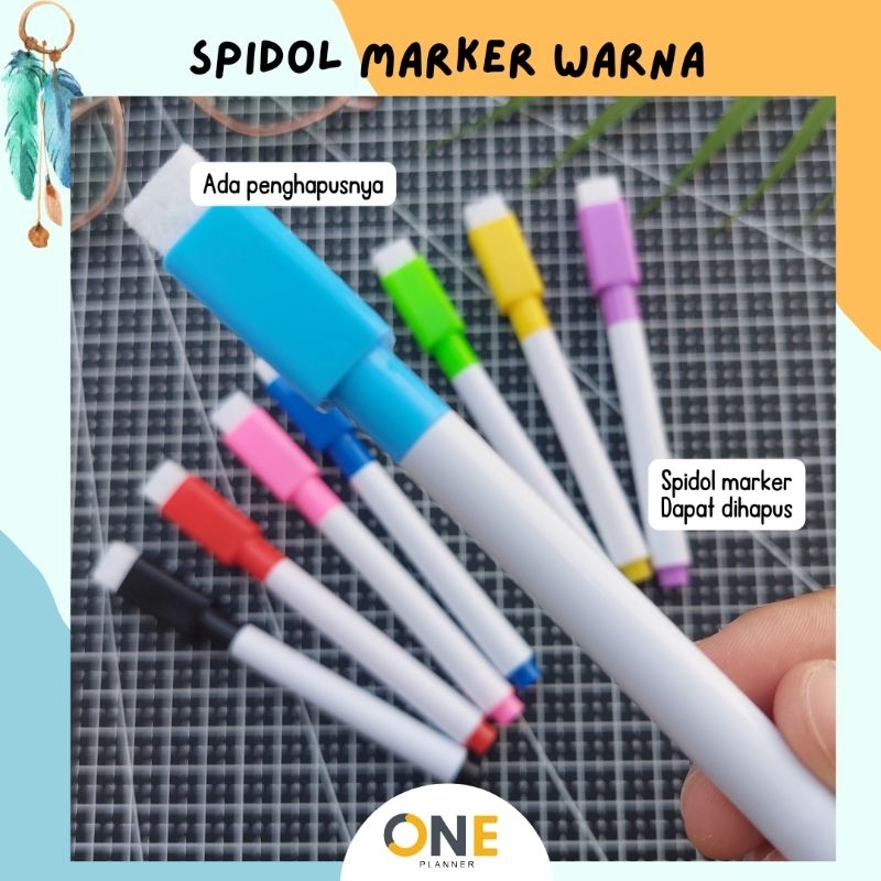 

SPIDOL MARKER WARNA | DAPAT DI HAPUS