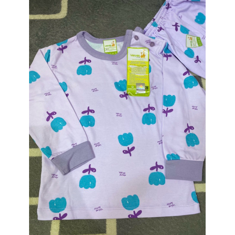 VELVET JUNIOR BAJU SETELAN BAJU ANAK TIDUR LAKI-LAKI PEREMPUAN