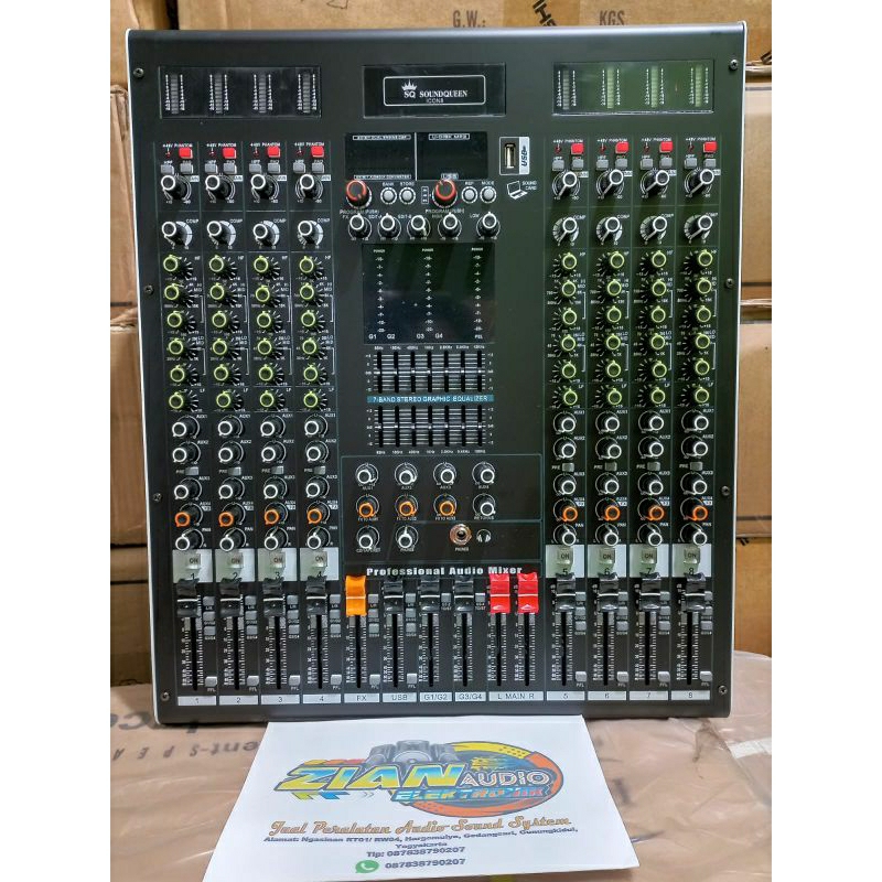 MIXER SOUNDQUEEN ICON 8 Original 6tone efek alesis
