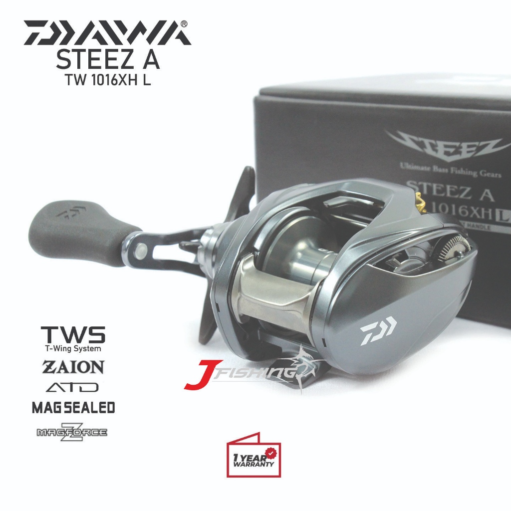 Reel BC DAIWA Steez A TW 2018 1016XHL | Metal Body | Casting | Handle Kiri | Laut Kolam Danau Sungai