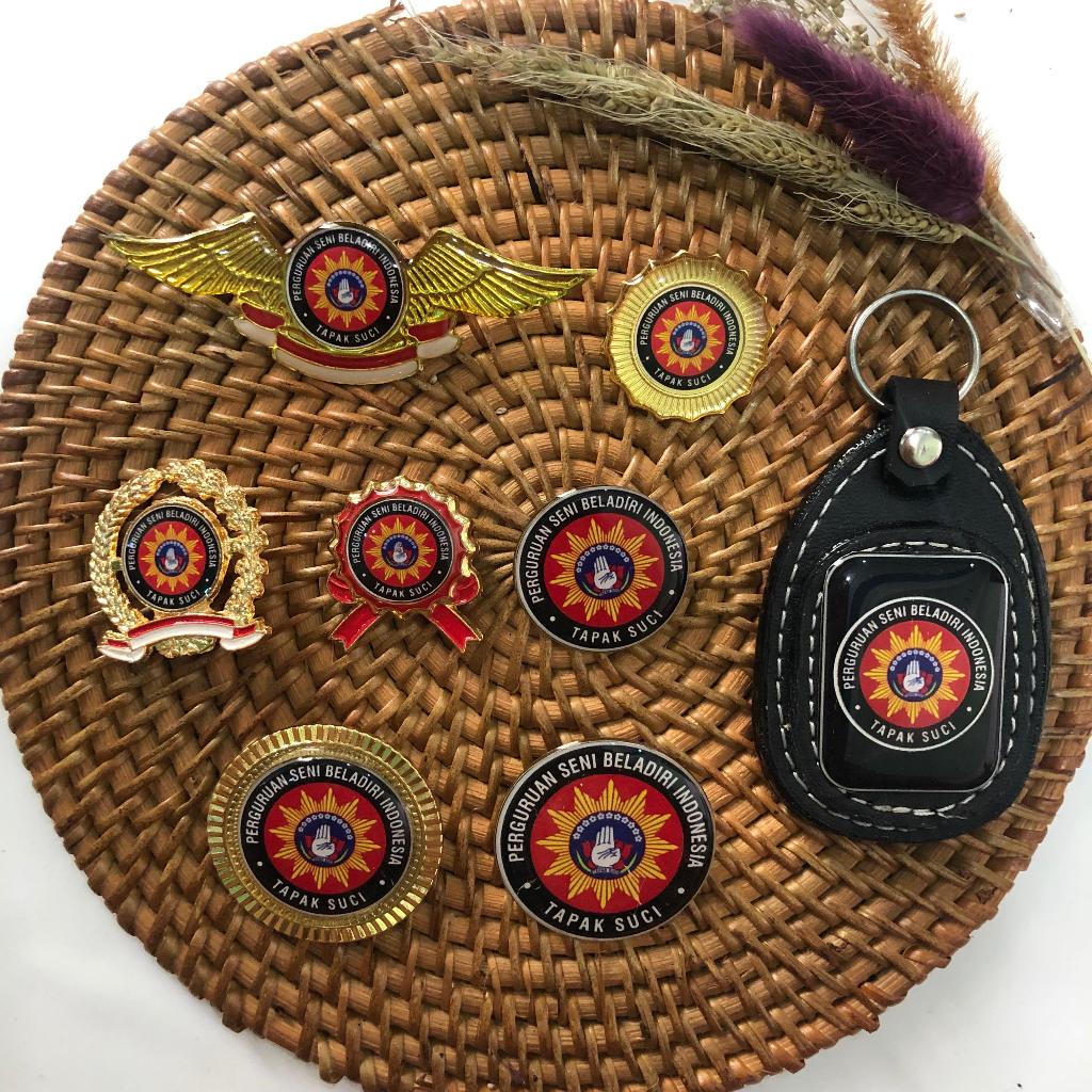 AKSESORIS PIN TAPAK SUCI / PERGURUAN SENI BELA DIRI INDONESIA BERBAGAI VARIASI
