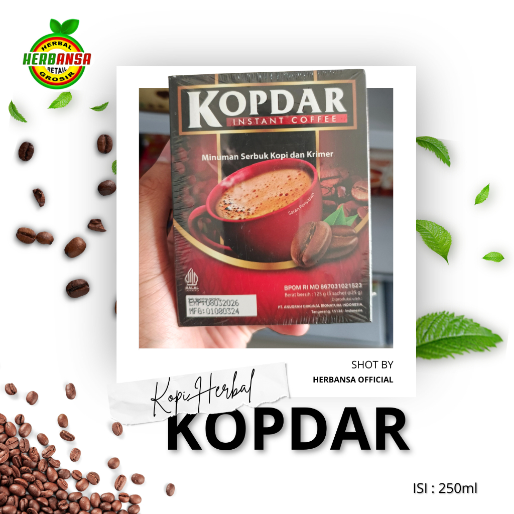 

Kopi Kopdar Original – Kopi Instan Pria Herbal Penambah Stamina & Tenaga | 5 Sachet Best Seller