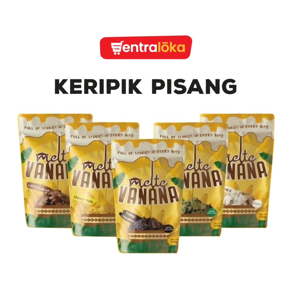 

Melte Vanana - Promo Banana Chips / Keripik Pisang Lampung Lumer 120g