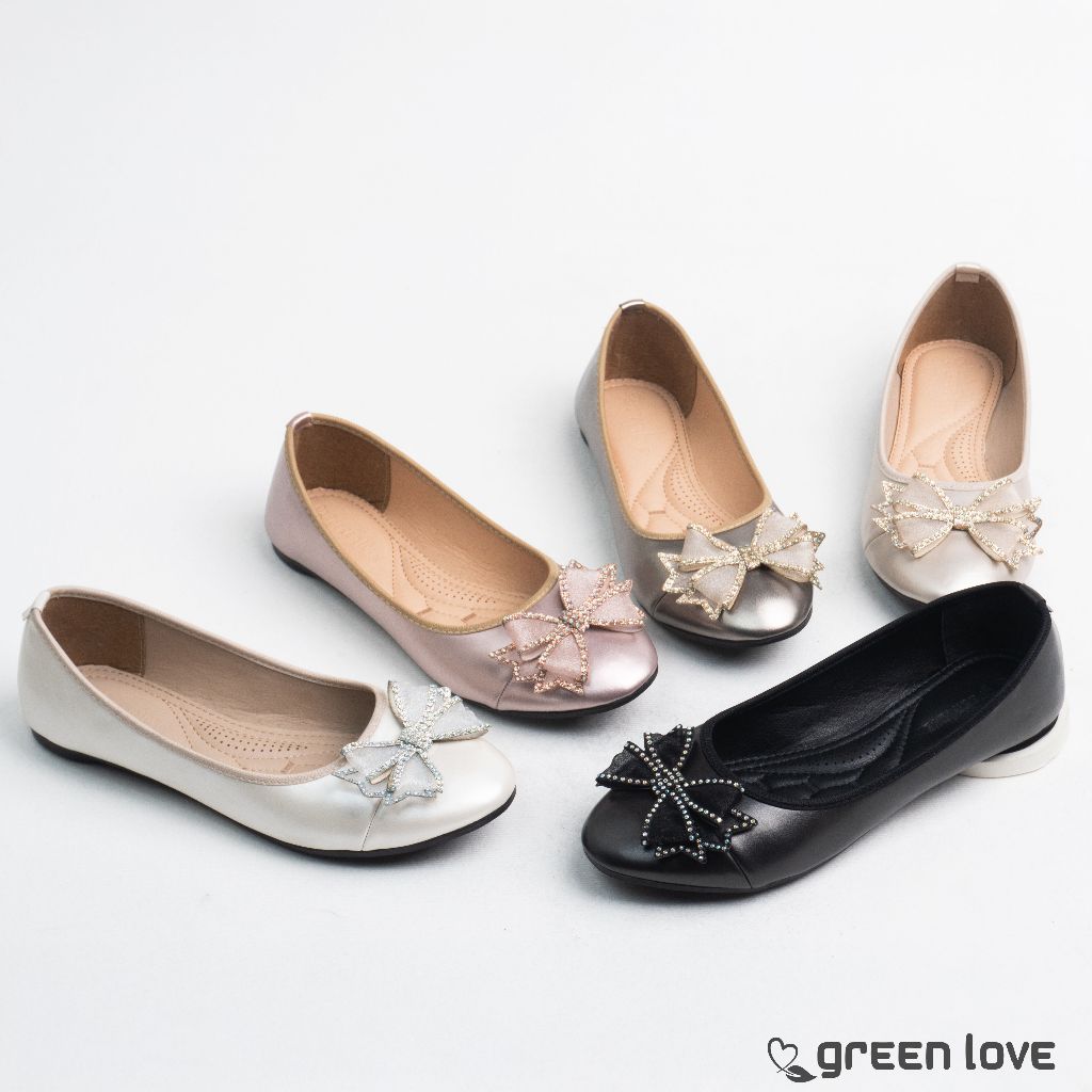 Green love Sepatu Flat Wanita GLACIAL