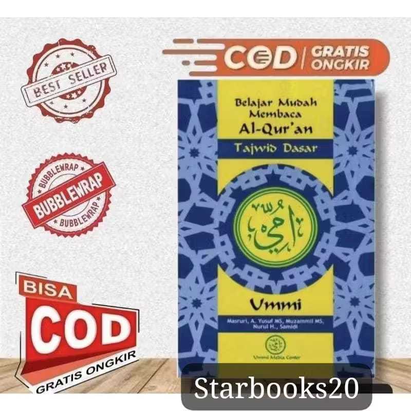 Buku Kitab Metode Ummi Umi Belajar Mudah Membaca Tajwid Dasar