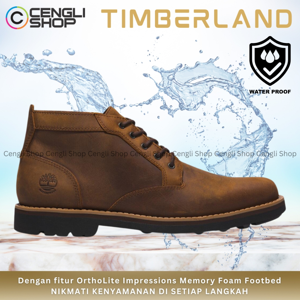 TM96 SEPATU BOOT TIMBERLAND BOOTS PRIA ORIGINAL KULIT ASLI ORI WATERPROOF