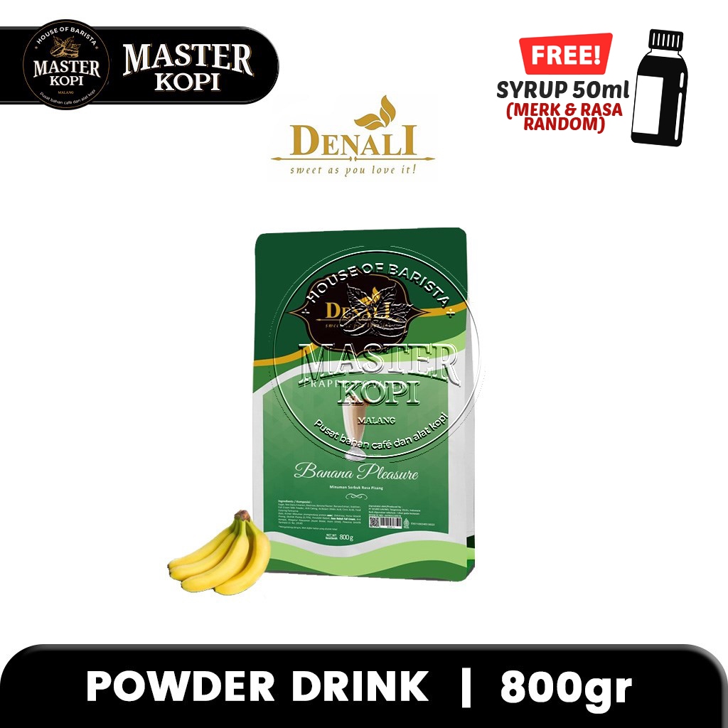 

Banana Powder DENALI Frappe Powder Minuman Bubuk 800gr