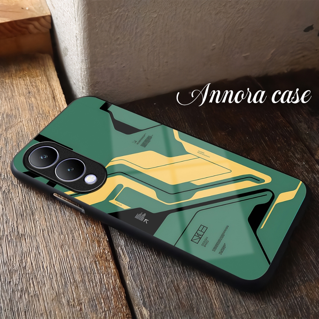 Softcase Glass Vivo Y17s - Case Glossy Keren - Softcase Import Casing Hp Vivo - Bisa Untuk Vivo Y17s