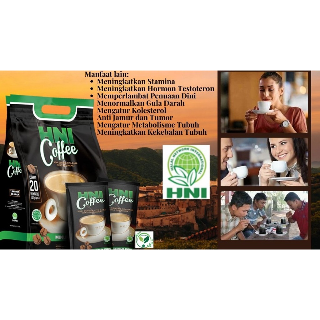 

Termurah HNI Coffee Menyegarkan Berenergi Rasa Nikmat Praktis Diseduh
