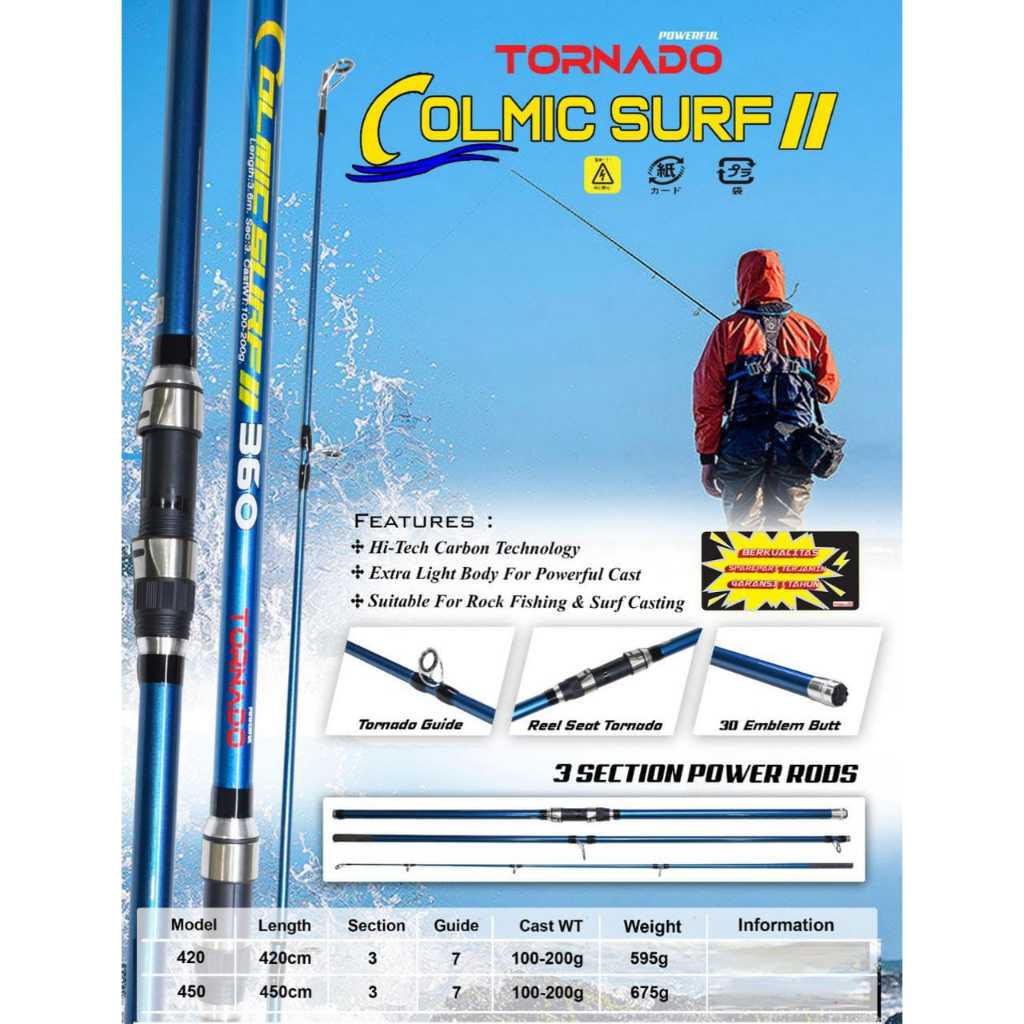 Joran TORNADO COLMIC SURF II 420