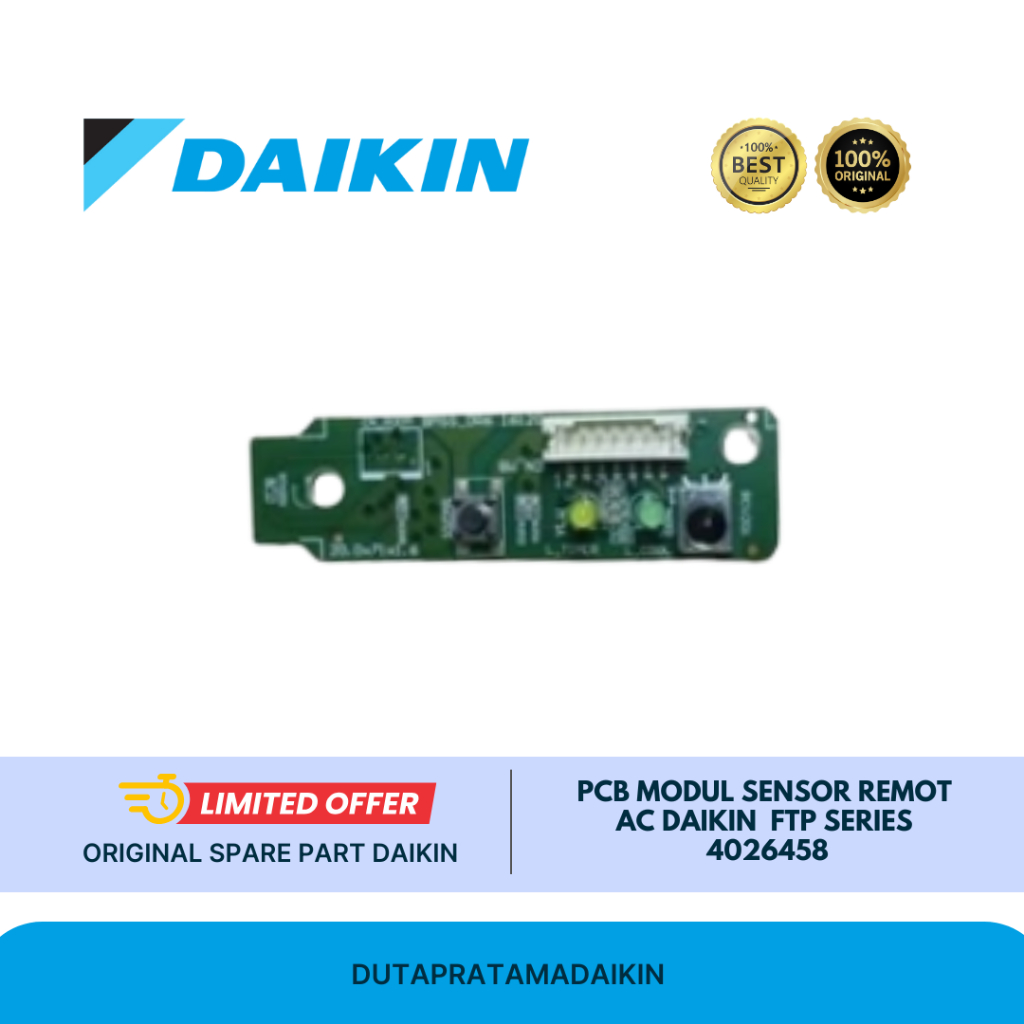 PCB MODUL SENSOR REMOT AC DAIKIN  FTP15AV14 FTP15AV149 FTP25AV14 FTP25AV149 ORIGINAL 4026458