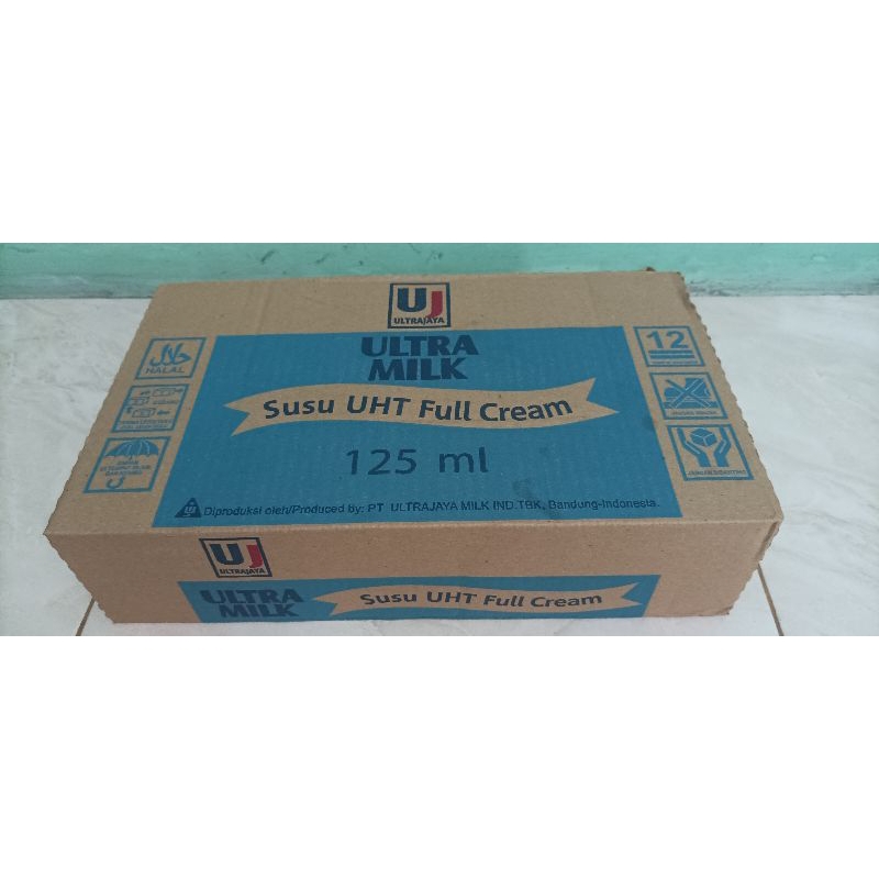 

Susu UHT ultra milk full cream 125 ml