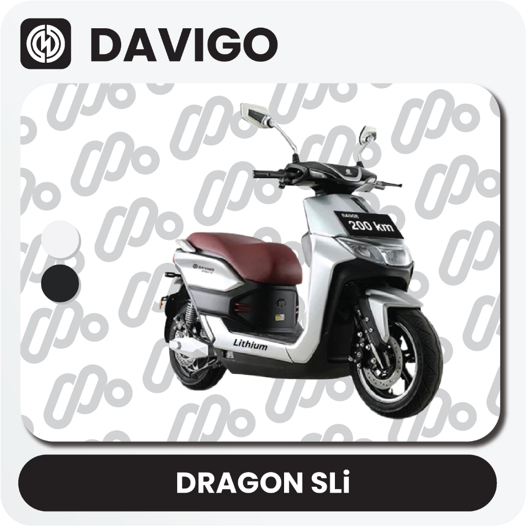 Motor Listrik Davigo Dragon S Lithium 200 km