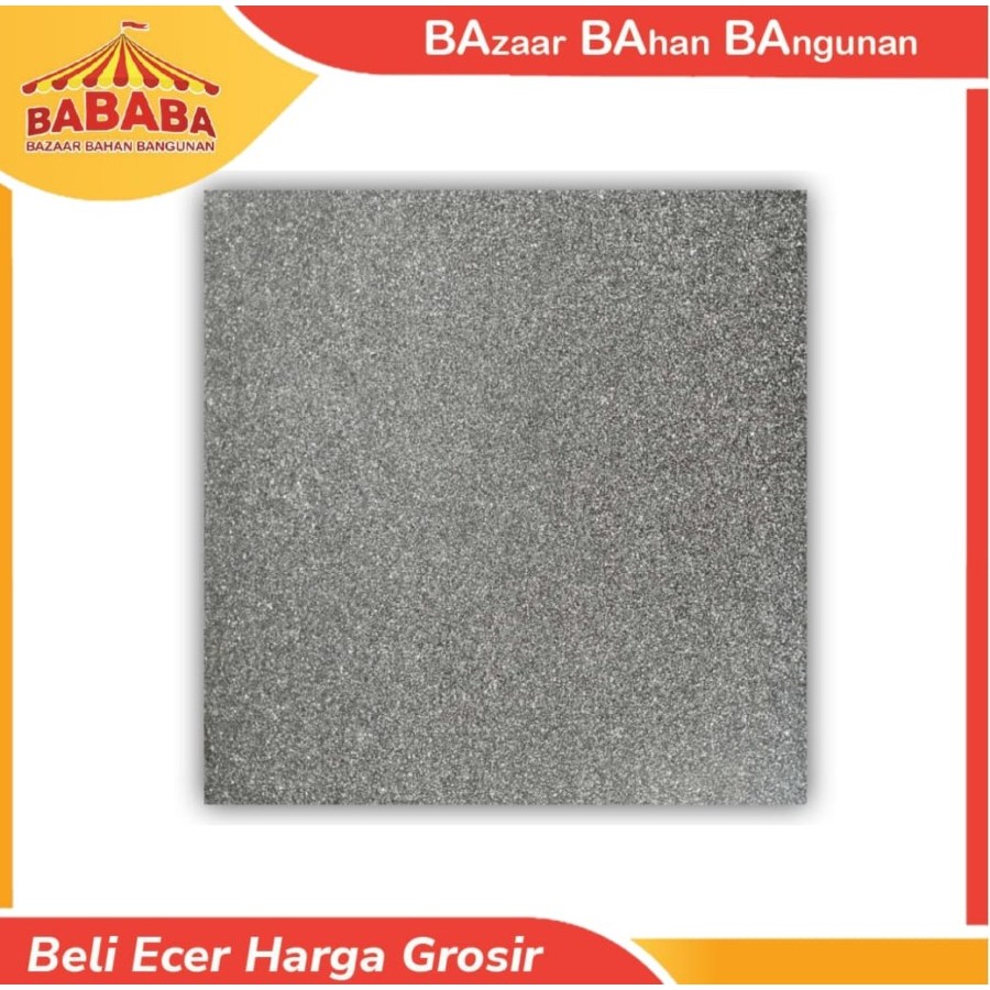 Keramik Lantai Aversa Motif Batu Bintik 50x50 Olympique Hitam