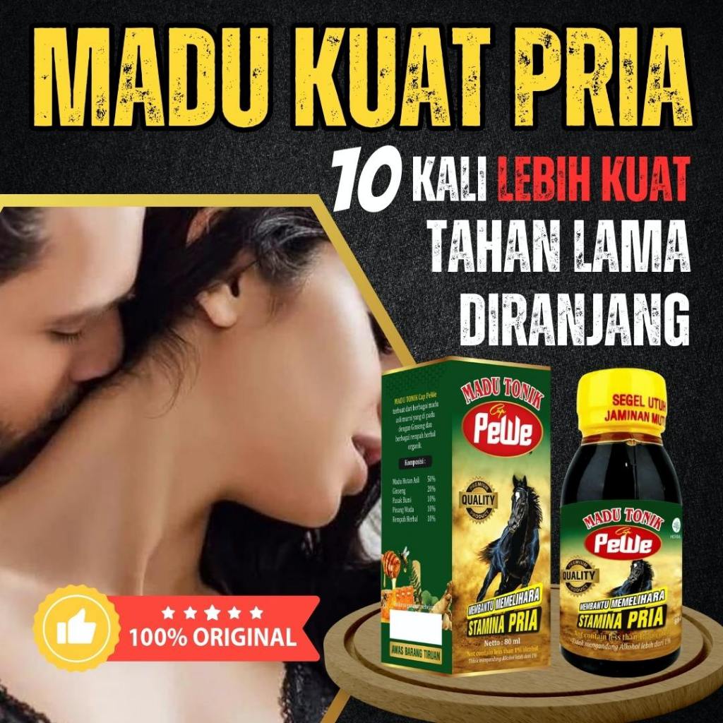 

Madukuat Madu Pewe Original | Herbal Alami Kejantanan Pria Perkasa Kuat Tahan Lama | 80 ML 100% Asli