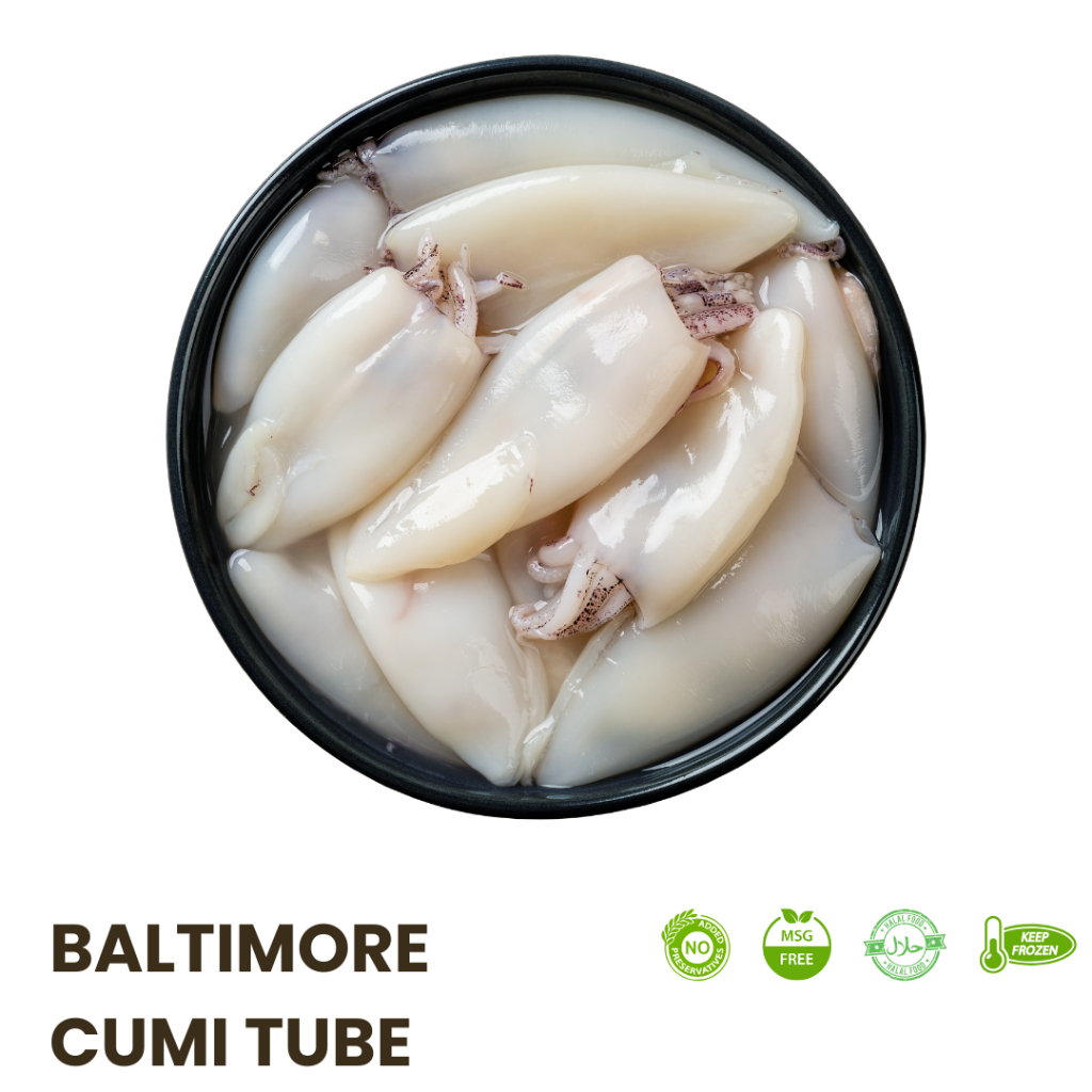 

Cumi Tube Premium frozen 500gr dan 1kg supply resto, hotel. kafe