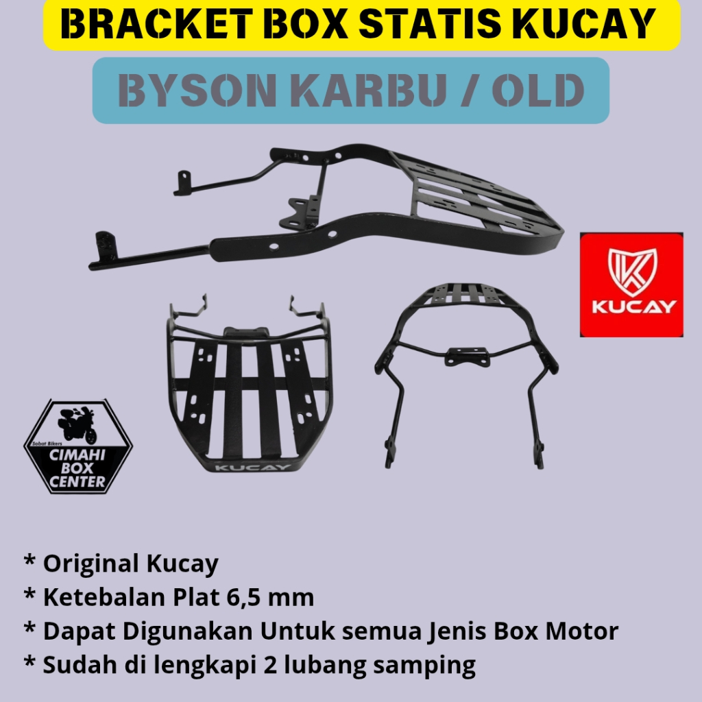 Bracket Breket Box Motor Yamaha Byson Lama Byson Karbu Ori KUCAY Cimahi Bandung Shad Givi Kappa