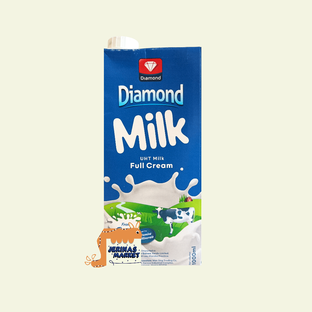 

Diamond milk uht Full Cream 1ltr (kemasan pabrik)