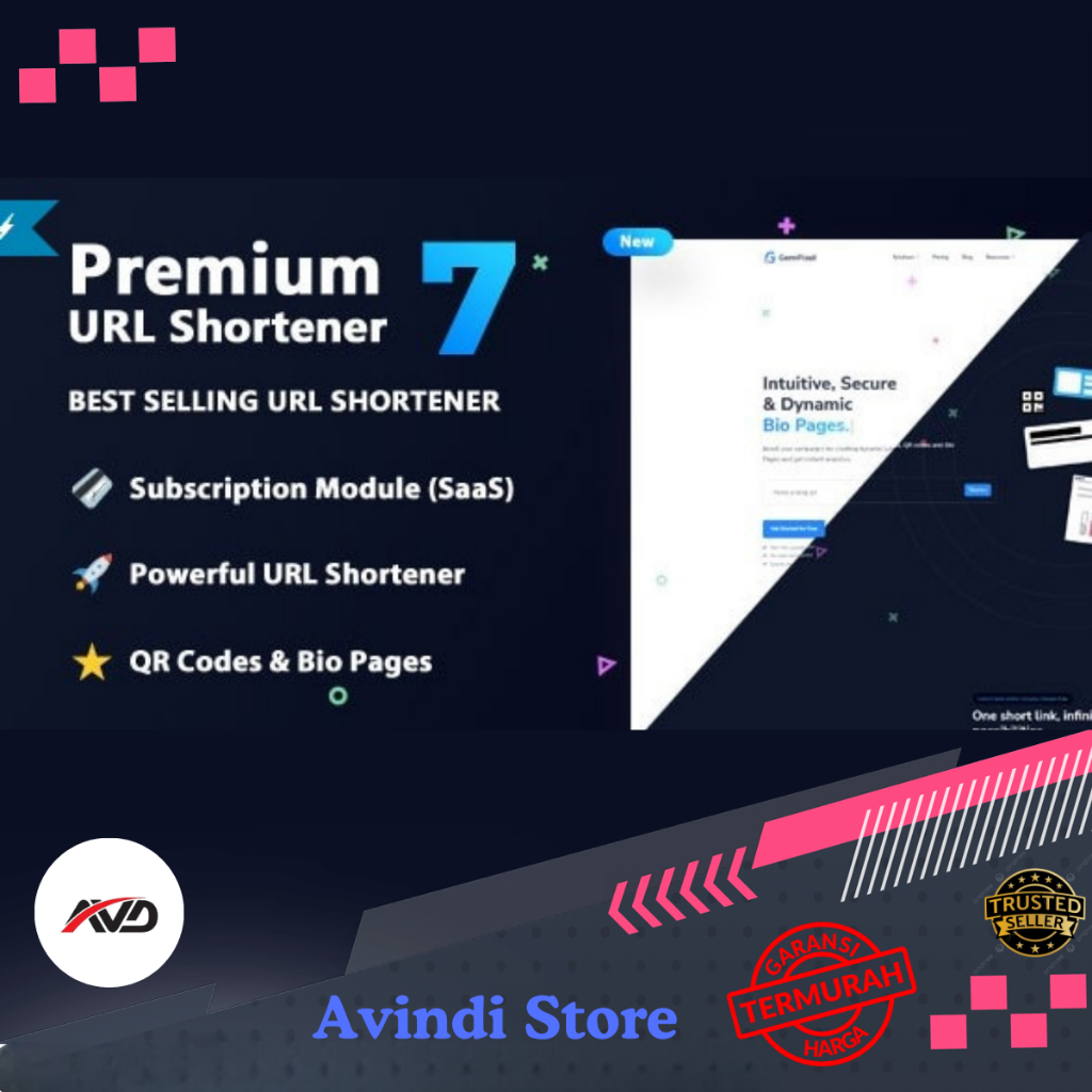 Premium URL Shortener - Link Shortener, Bio Pages & QR Codes