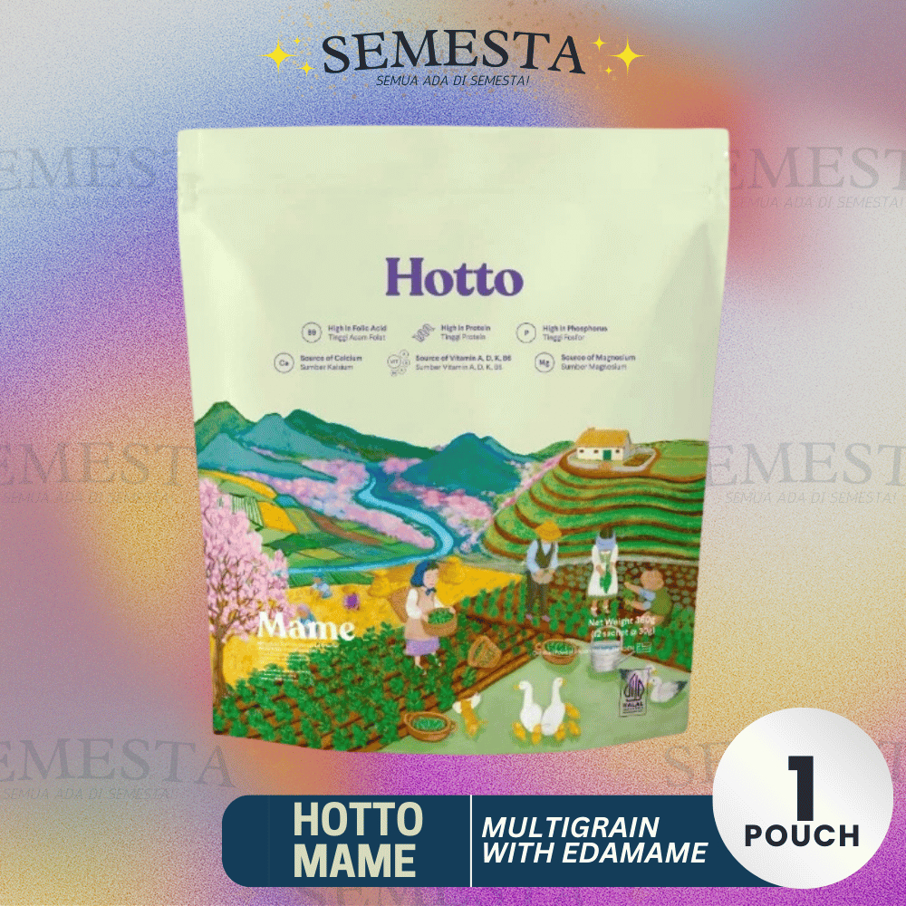 

HOTTO Mame Multigrain With Edamame 1 Pouch 12 Sachet