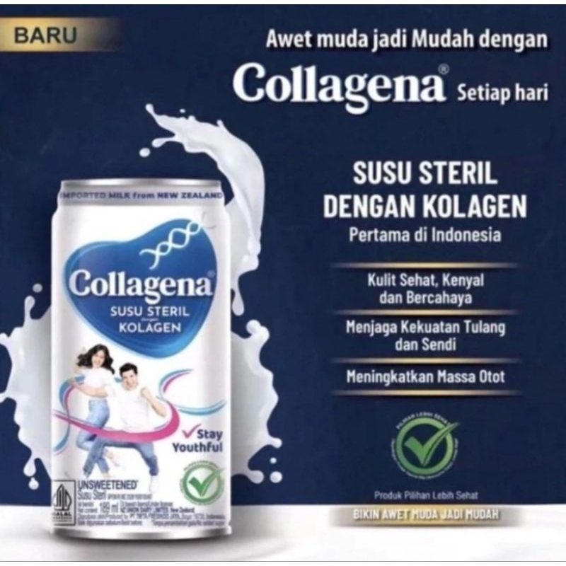 

Collagena Susu Steril Dengan Kolagen 189ml