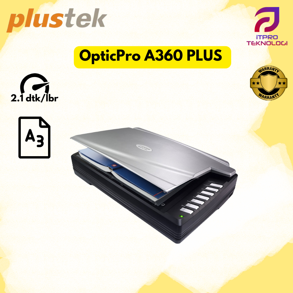 Plustek Scanner OpticPro A360 PLUS - scanner A3