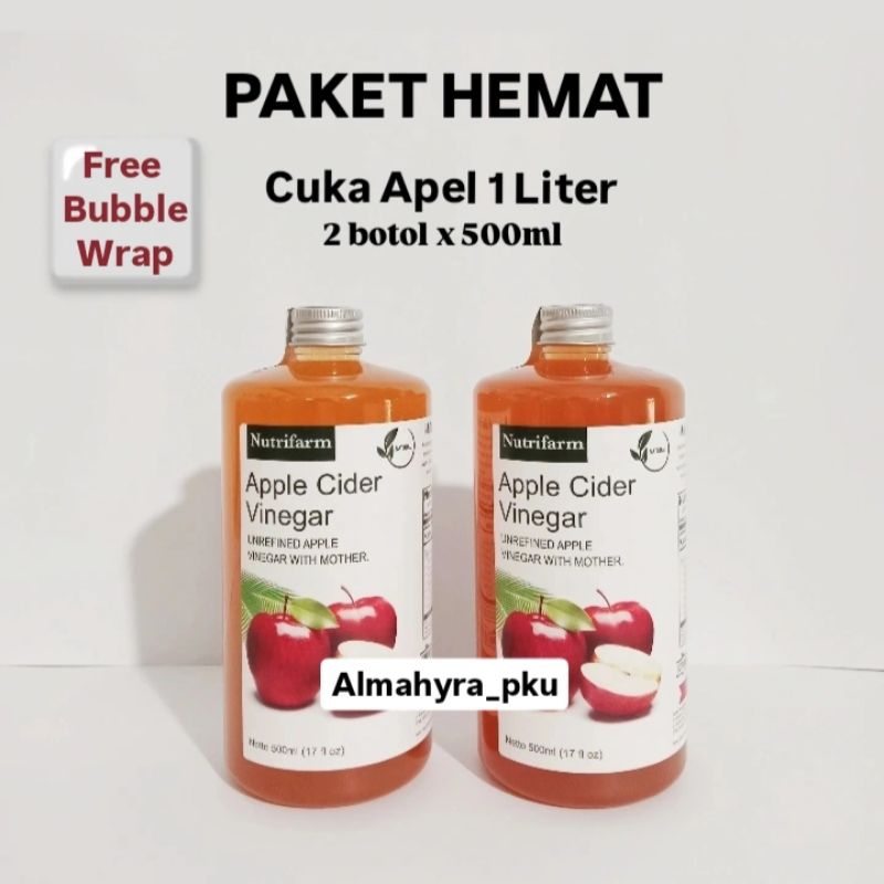 

Cuka Apel Nutrifarm Paket Bundle 2 Botol