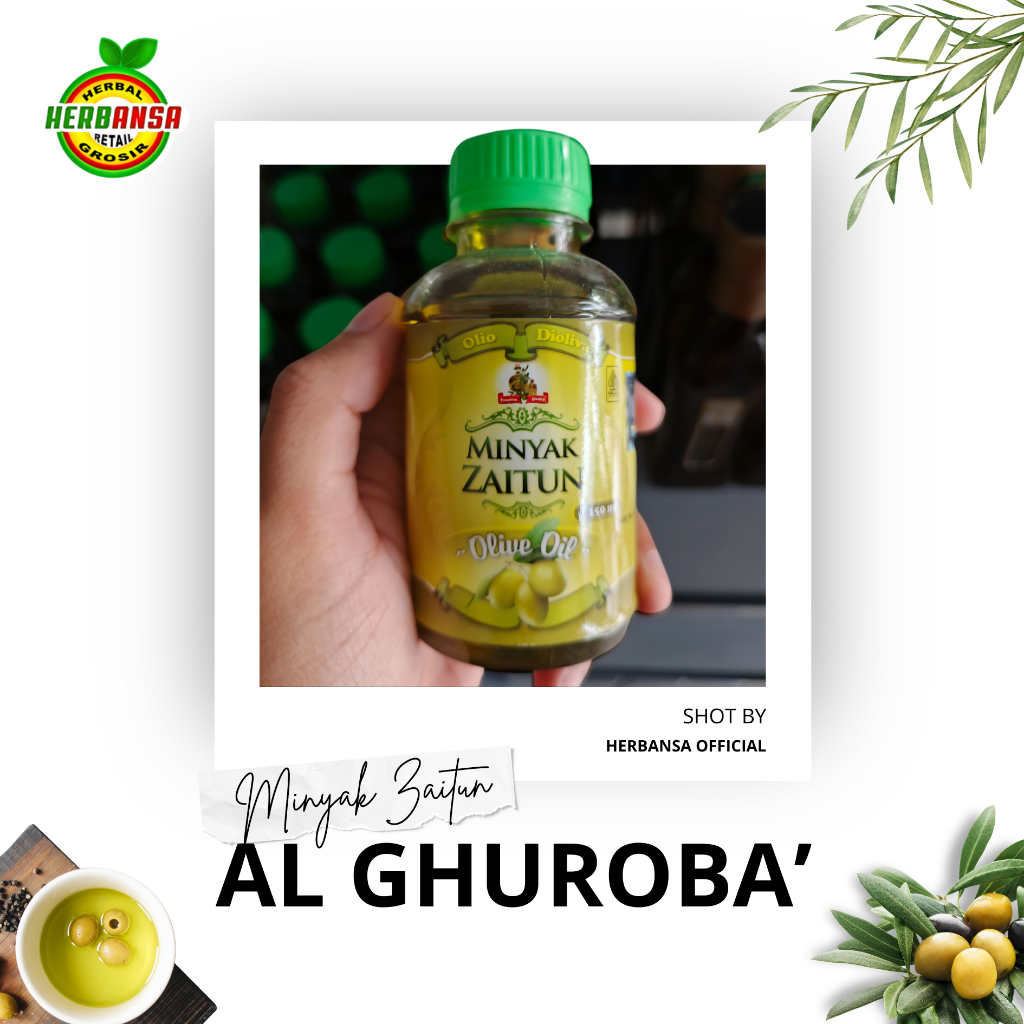 

MINYAK ZAITUN Alghuroba Olive Oil Extra Virgin Al Ghuroba- 150ml