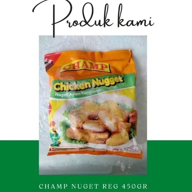 

Champ nuget ayam koin/reguler 450gr