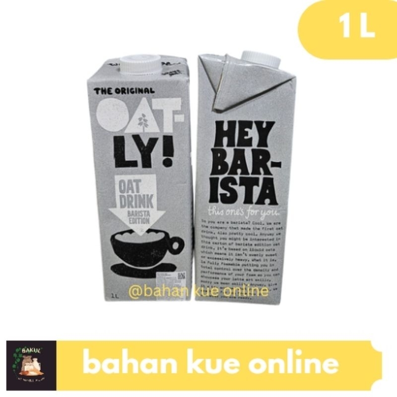 

Oatly barista edition 1L susu oatly