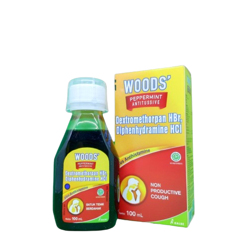 

Woods Peppermint Antitussive Sirup 100 ml Murah