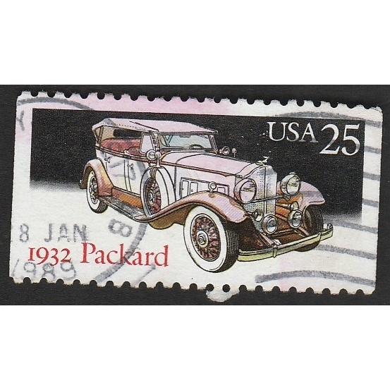 

A 11679 SATU BUAH PRANGKO AMERIKA NOMINAL 25C TEMA MOBIL PACKARD TAHUN 1932 DENGAN KONDISI SUDAH ADA CAP