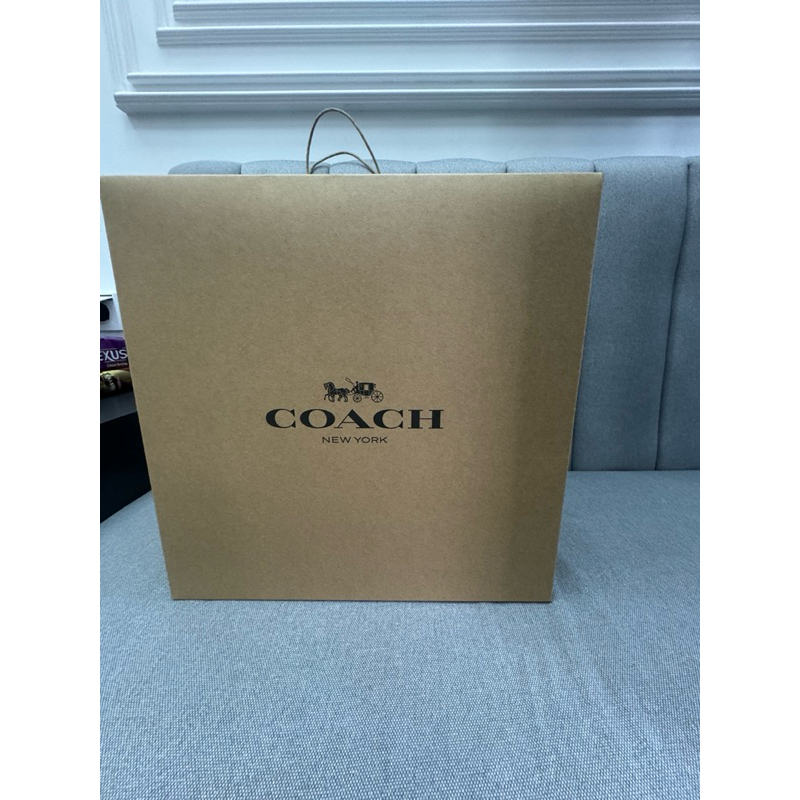 

otentik co ach packaging tas dus coklat brand koch 36x36