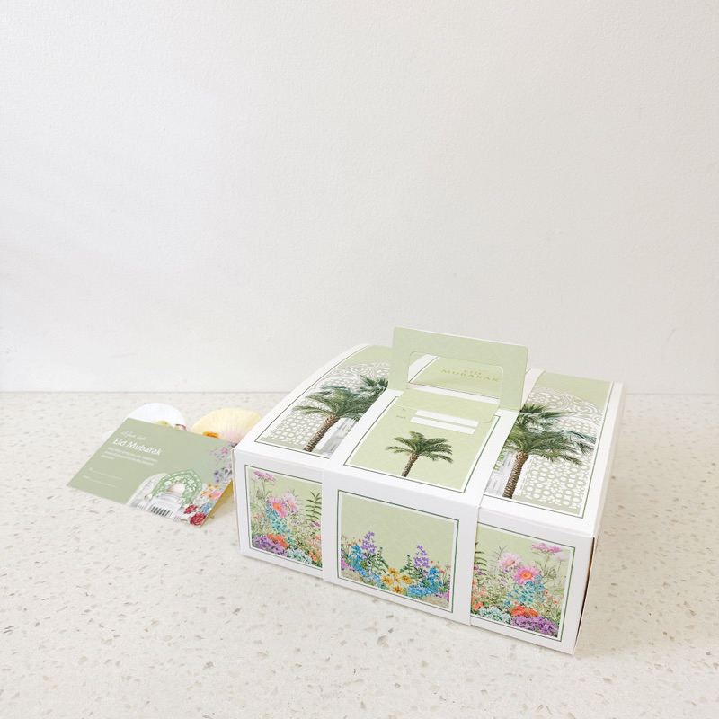 

(ISI 5 Pcs) Box Zahra | Kotak Kue Lebaran 22x22x8cm