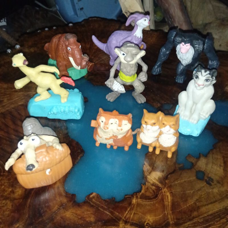 happy meal toys ice age continental drift set