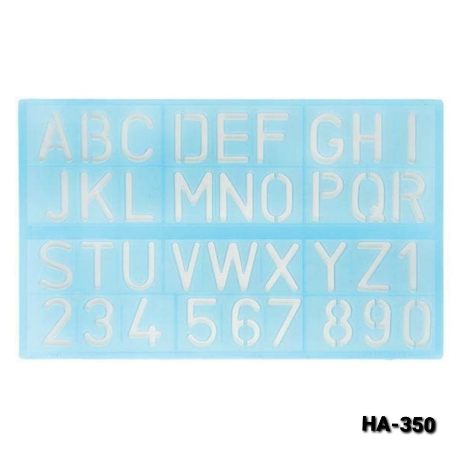 

Penggaris Cetakan Huruf Angka Butterfly HA-350