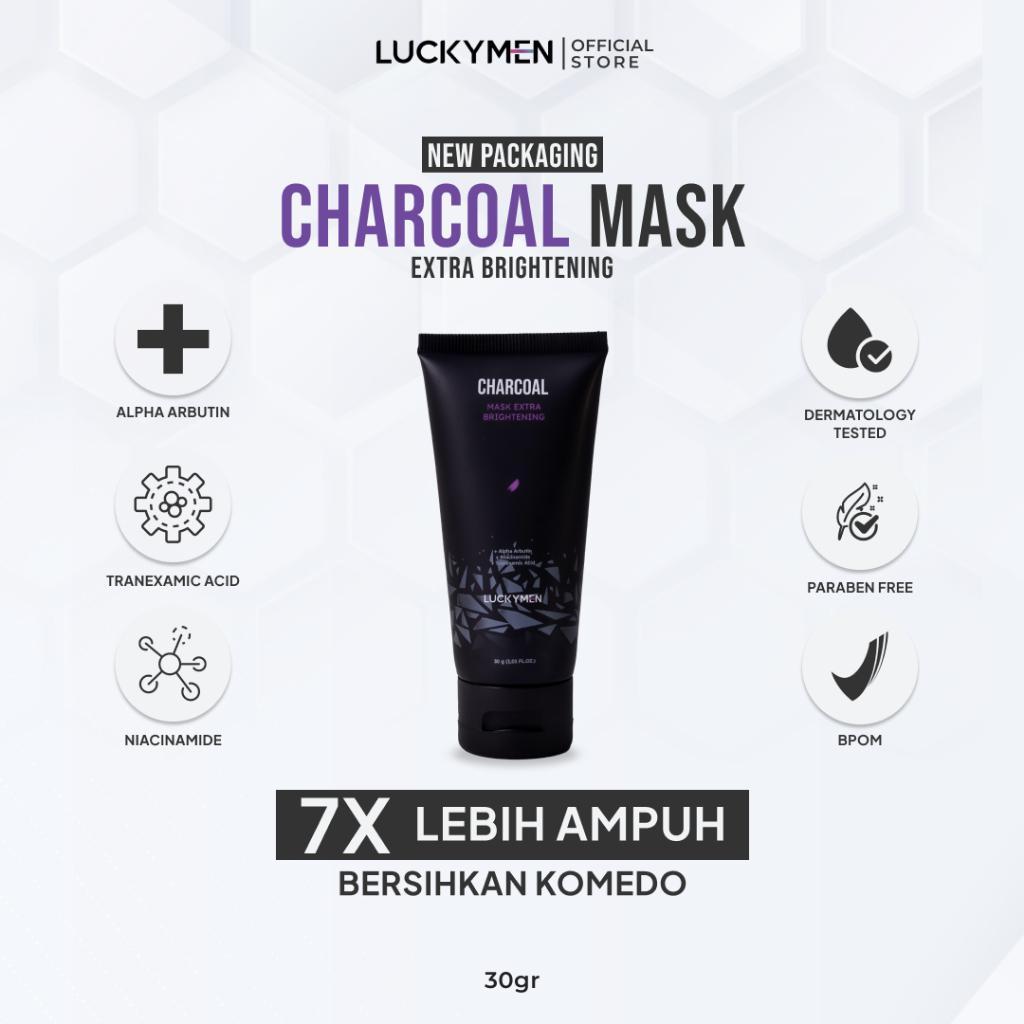 Charcoal mask extra brightening by luckyman