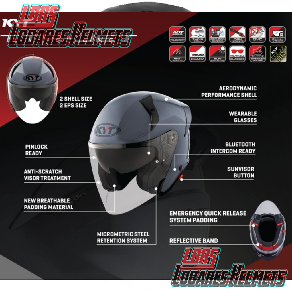 KYT TTR JET SOLID COLOR