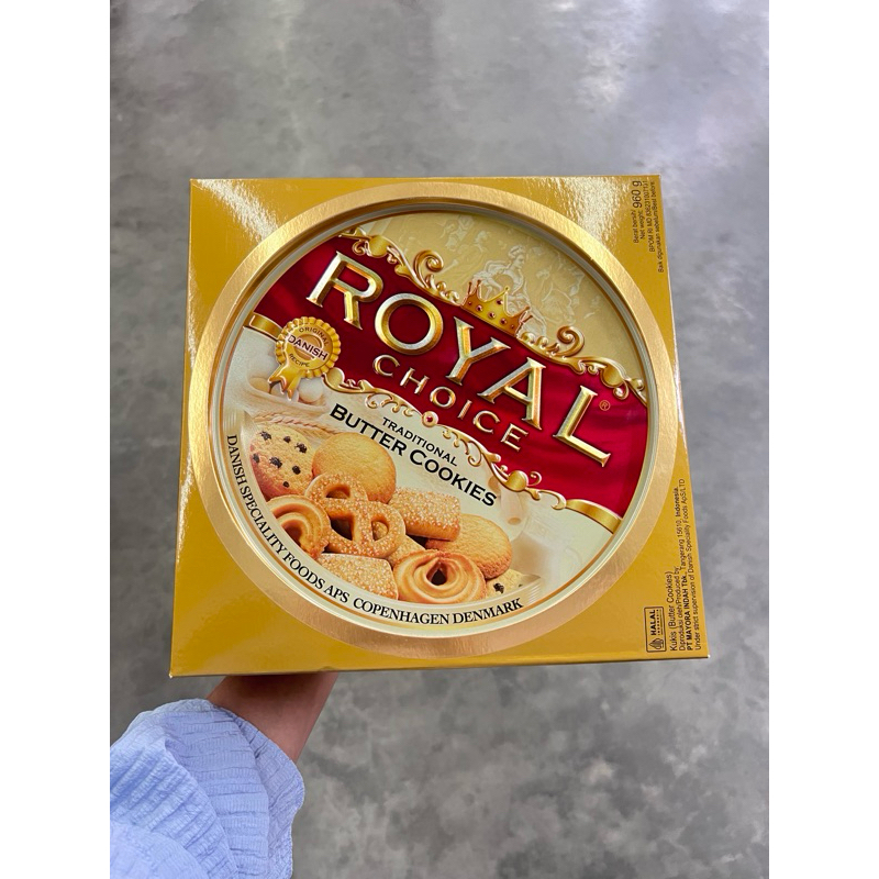 

Royal choice butter cookies kaleng besar 960gr