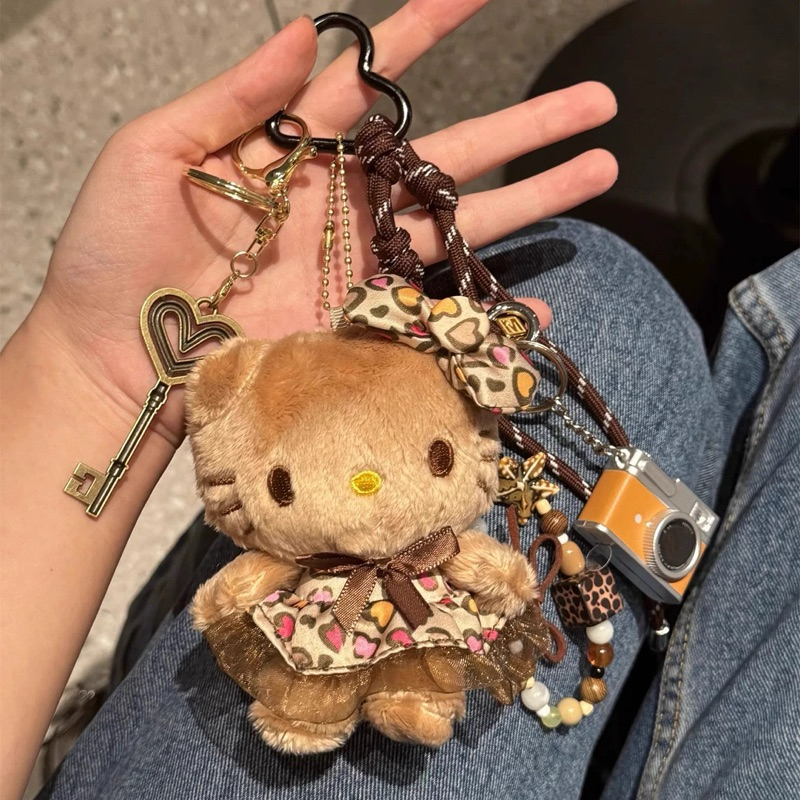 Gantungan Tas Gantungan Kunci Boneka Hello Kitty Sanrio | Bag Charm Keychain Unik Lucu Stainless Log