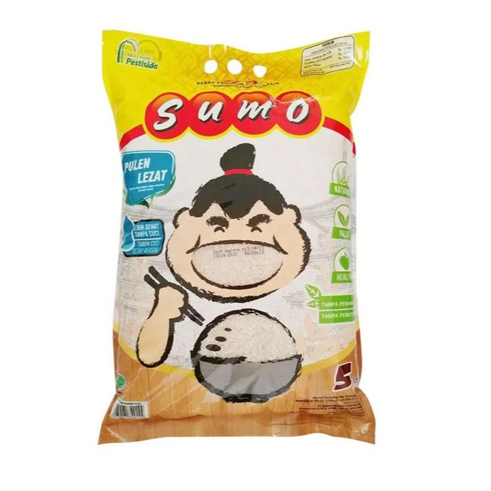 

beras pulen premium sumo kuning 5 kg