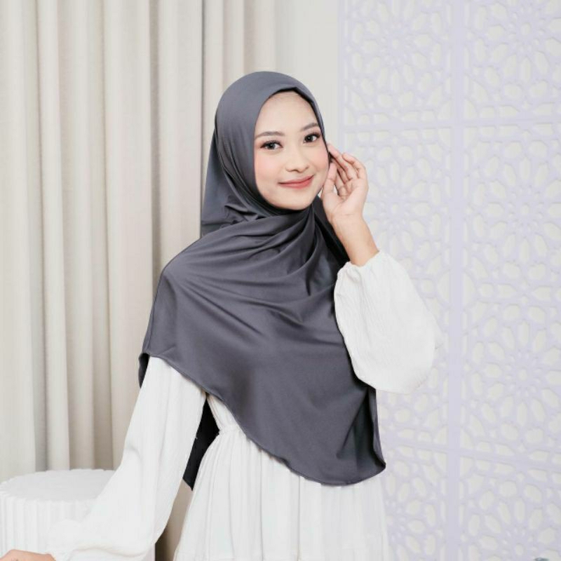 Hijab Bergo Zira Spandex Lycra