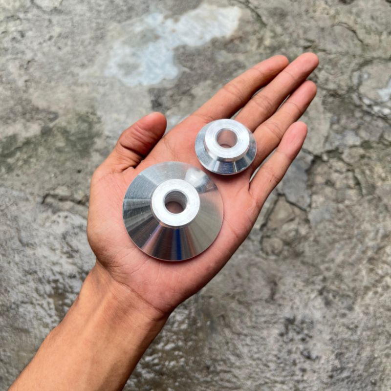 BOSHING TROMOL DEPAN MEGAPRO PNP SHOCK NINJA BAHAN ALUMUNIUM T6